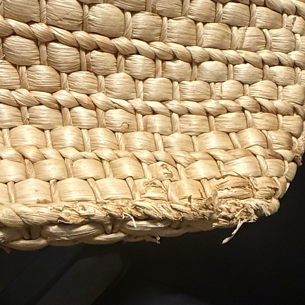 VINTAGE RALPH LAUREN STRAW TOTE - Picture 4 of 8